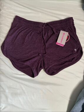 Colosseum Women's Athletic Drawstring Shorts - heathered plum.